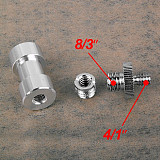 BGNING 1/4 turn 3/8 Conversion Screw Wire Lamp Holder Conversion Screw Wire 3Pcs/Set for camera Lamp Holder