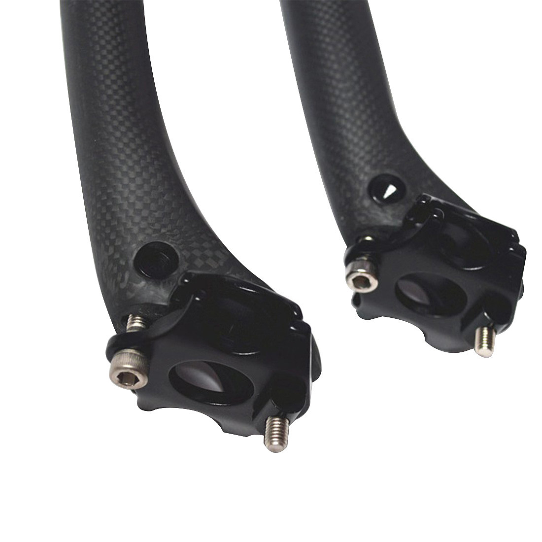 US 17.68 QWINOUT Bicycle Carbon Fiber Double Nail Seat Tube Mountain