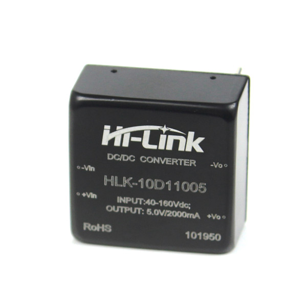 HI-LINK HLK-10D11005 110V to 5V2A10W DC Isolation Switch Power Module DCDC Power Supply Module 25.4*25.4*11mm