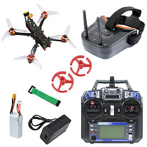 JMT F4 X1 175mm FPV Racing Drone Quadcopter RTF with FPV Goggles GHF411AIO F4 2-4S AIO Flight Controller Flysky Remote Controller