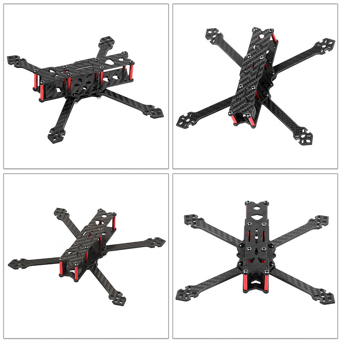 JMT F4 X1 175mm FPV Racing Drone Frame Kit Carbon Fiber Quadcopter Rack for DIY RC Drone Aircraft