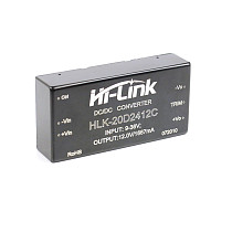 HI-LINK HLK-20D2412C 20WDC DC 24v to 12v1600mA Power Module Wide Woltage Single-Channel Regulated Output DC Buck Module