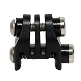BGNing Rail Mount with Bending Extension Arm Connector Mount for GoPro EKEN OSMO Action Camera