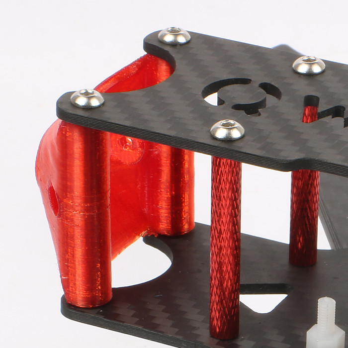 QWinOut three225 225mm Carbon Fiber FPV Racing Drone Frame Kit with 3D printing TPU Camera mount for 19mm camera for DIY RC Drone Aircraft