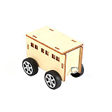 FEICHAO Electric Train Vehicle Drawable Wooden 3D Puzzle Kit DIY Assembling Model Science Early Learning Kids Educational Toys for STEM