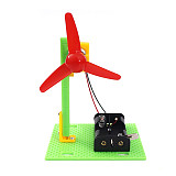 FEICHAO Children Science Toys Mini Electric Fan 3-Paddle Primary School Students Physical Learning Educational Toys Windmill DIY Kits Model for STEM Children Gift