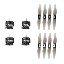 BETAFPV 1105 5000KV 4S Brushless Motors with 3018 3x1.8 3 Inch 2 Paddle 1.5mm Hole T Mount PC Propeller for FPV Racing Drone Quadcopter
