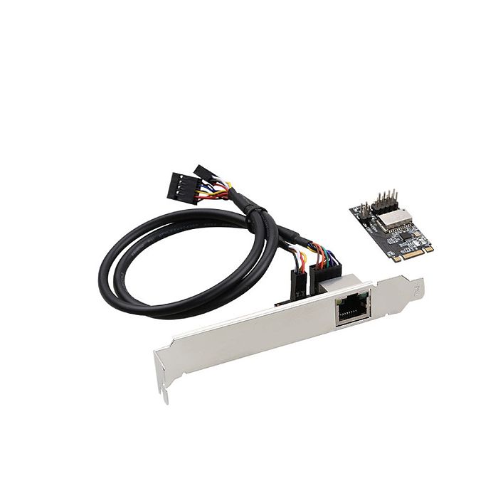 XT-XINTE New M.2 B-Key M-key to RJ45 Ethernet 1000Mbps Adapter / MINI PCIE Gigabit Network Adapter Card with RTL8111H Chip 10/100/1000M