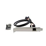 XT-XINTE New M.2 B-Key M-key to RJ45 Ethernet 1000Mbps Adapter / MINI PCIE Gigabit Network Adapter Card with RTL8111H Chip 10/100/1000M