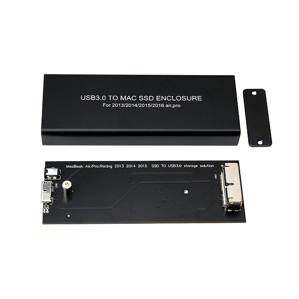 XT-XINTE For Macbook Air Pro Retina 2013 2014 2015 2016 2017 Hard Disk Box A1466 A1465 A1398 A1502 USB 3.0 for Mac SSD Enclosure HDD Case
