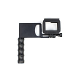 BGNing Aluminum Gimbal Splint Adapter Plate with 1/4 Tripod Mount Handle Hand Grip for GOPRO8 GOPRO MAX DJI MOZA Action Camera Selfie Device