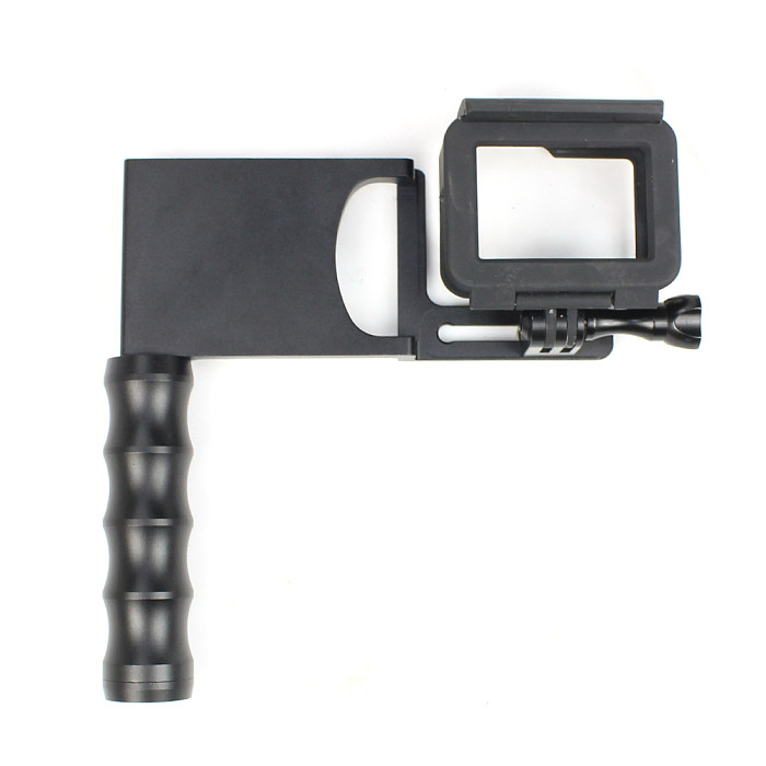 BGNing Aluminum Gimbal Splint Adapter Plate with 1/4 Tripod Mount Handle Hand Grip for GOPRO8 GOPRO MAX DJI MOZA Action Camera Selfie Device