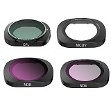 Sunnylife Lens Filter Set 6 in 1 MCUV CPL ND4 ND8 ND16 ND32 Optical Glass Professional for FIMI Palm Gimbal Camera Accessories