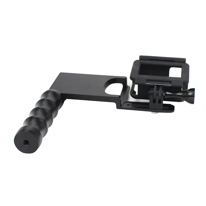 BGNing Aluminum Gimbal Splint Adapter Plate with 1/4 Tripod Mount Handle Hand Grip for GOPRO8 GOPRO MAX DJI MOZA Action Camera Selfie Device