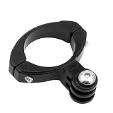 BGNing Aluminum Cycling Accessories 31.8mm Bicycle Clip with Handle Screw 1/4 Mini Tripod Adapter