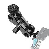 BGNing SLR Camera Magic Arm Adapter Dual Ball Head Hot Shoe DSLR Camera Accessory for Monitor Gimbal Bracket