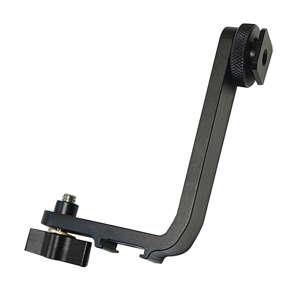 BGNING Monitor L-shaped Bracket Adjustable Inclined Expansion Microphone Bracket for Micro Single Camera 5.5 inch