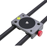 BGNING 40CM Carbon Fiber Desktop Mini Slide Rail Bearing Stabilizer for SLR Micro Single Camera Smartphone​