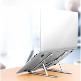 XT-XINTE Aluminum Alloy Laptop Stand Adjustable Folding Non-slip for MacBook Pro Air iPad Pro DELL HP Notebook Tablet PC Bracket HolderFoldable Desktop Notebook Tablet Holders