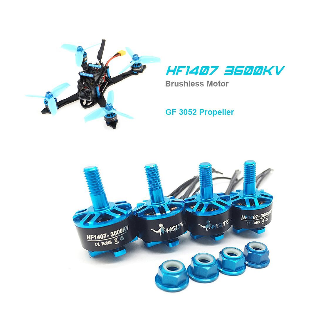 hglrc 1407 3600kv motor