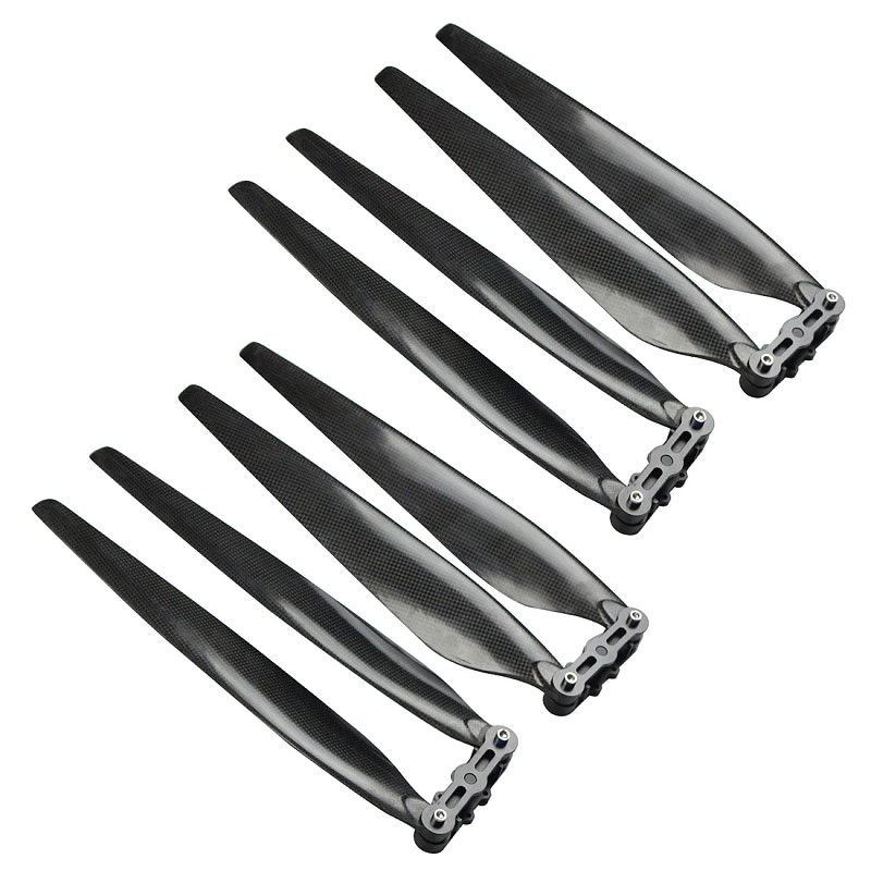 JMT HY3090 Carbon Fiber Folding Propeller CW CCW Props with Paddle Clamp Clip for Hobbywing X8 series for RC Multicopter Drone Agricultural plant protection UAV