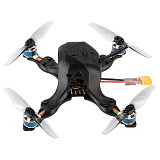 JMT OctopusX1 127mm FPV Racing Drone BNF with Carbon Fiber Frame MiniF4 Flight Controller 20A 4 in 1 ESC 450mAh Battery Frsky Version