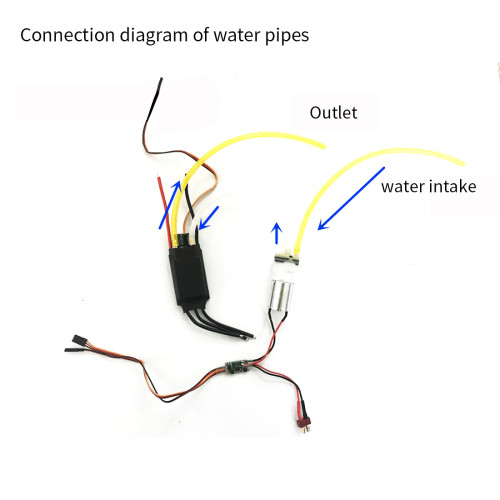 Xt Xinte 40a 50a 60a 80a Water Cooled Two Way Esc With Ubec