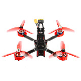 JMT F4 X1 175mm FPV Racing Drone 2-4S Quadcopter RTF with GHF411AIO Flight Controller Supra-VTX FS I6 Transmitter 750mAh 3S Battery