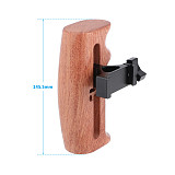 FEICHAO DSLR Wood Wooden Left Hand Handle Grip Camera Photography Accessories for SLR Camera Rabbit Cage