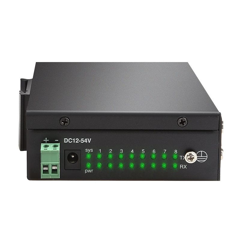 DIEWU 8 ports RS232 RS485 RS422 to Ethernet TCP/IP Converter Multiple Serial Device Server Switch Modbus Gateway
