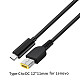USB Type-C PD Charging Cable Cord 1.5m Square DC Power Adapter Jack Converter Male to Male for lenovo / Thinkpad X1 Laptops Chargers