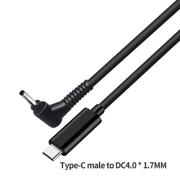 XT-XINTE​ USB-C Type C Male to DC 4.0x1.7mm Laptop PD Charging Cable Dc Power Adapter Connector 1.5m for Xiaomi RedmiBook 14 for Lenovo PC