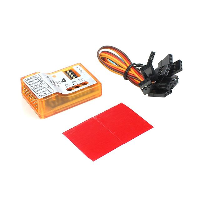 FEICHAO NX4 EVO Flight Controller 3D Flight Gyroscope Balance For Fixed-wing Aircraft Support Rate/Hold/Gyro Off Mode
