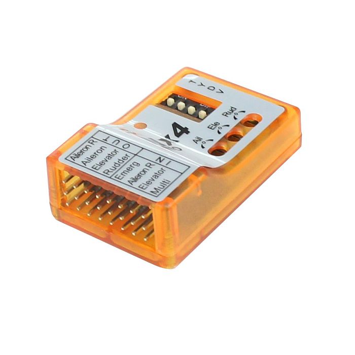 FEICHAO NX4 EVO Flight Controller 3D Flight Gyroscope Balance For Fixed-wing Aircraft Support Rate/Hold/Gyro Off Mode