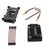 JMT APM 2.8 Multicopter Flight Controller Built-in Compass with Power Module Shock Absorber Extension Cable for DIY RC Drone Aircraft