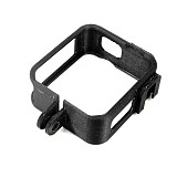 XT-XINTE Protective Frame Sports Camera Case for Gopro MAX Camera 3D Printing PLA Case + Aluminum Alloy Metal Extension Rod