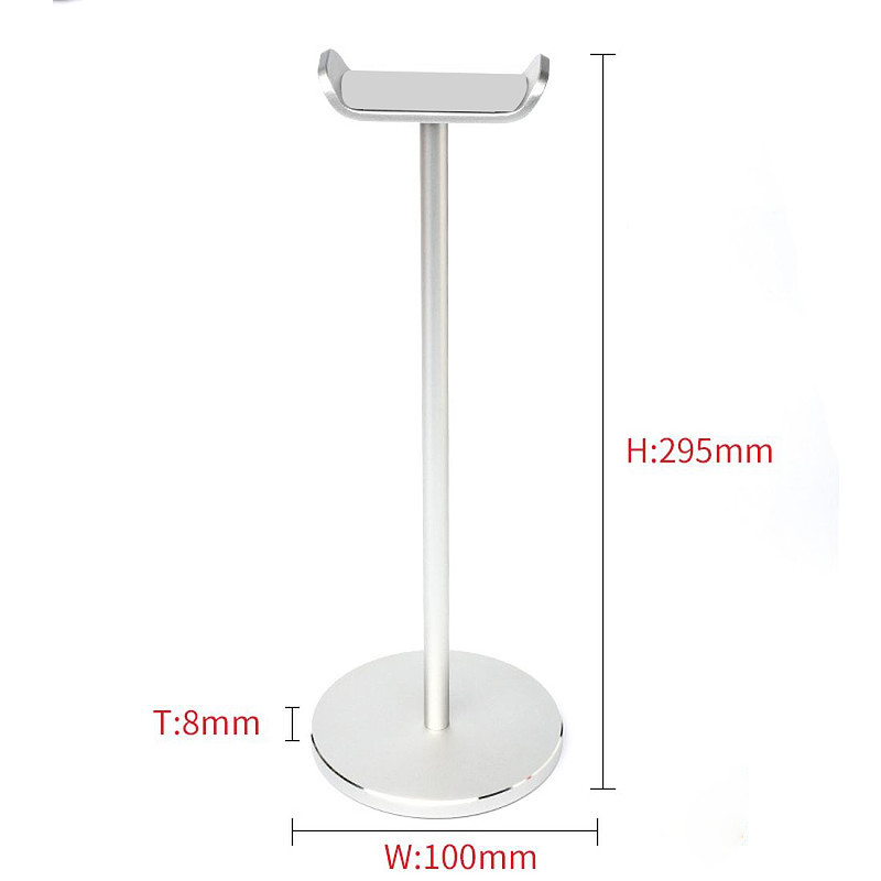 XT-XINTE Earphone Hanger Holder Headphone Stand Desk Base Display Rack Non-slip Metal for All Size Headset Bracket Mount Game Accessories