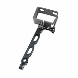 XT-XINTE Anti-fall protective Sports camera shell PLA material for DJI OSMO Action + Aluminum alloy metal extension rod
