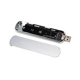 XT-XINTE USB3.0 M.2 SSD Case for PCI-E NVME M Key Retractable USB Type-A m2 2242/2260/2280 HDD Enclosure Portable External Hard Drive Box