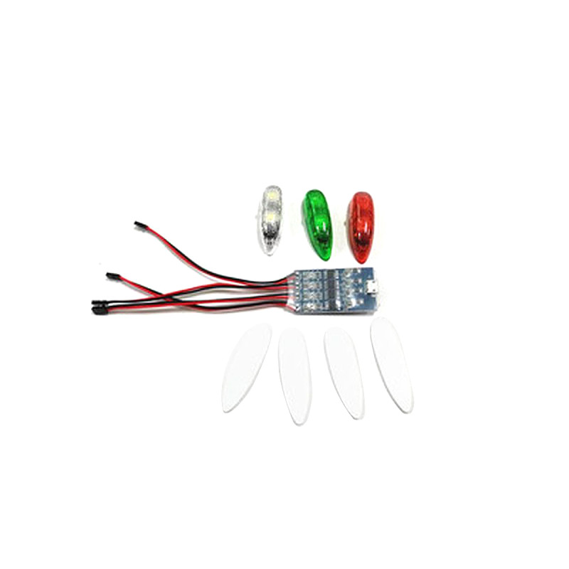 FEICHAO Wireless model LED Flash Strobe Lights Night Flight For DIY RC Drone/Cars/Boats/Helicopter