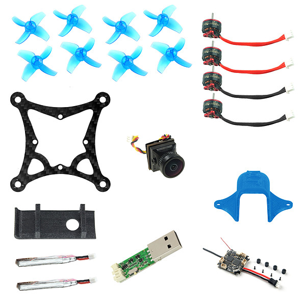 JMT 85MM DIY RC Drone BNF Kit with Crazybee F4 Lite Frsky RX SE0802 16000kv Motors 450MAH 1S Battery Mini Indoor FPV Racing Drone Quadcopter Kit Parts