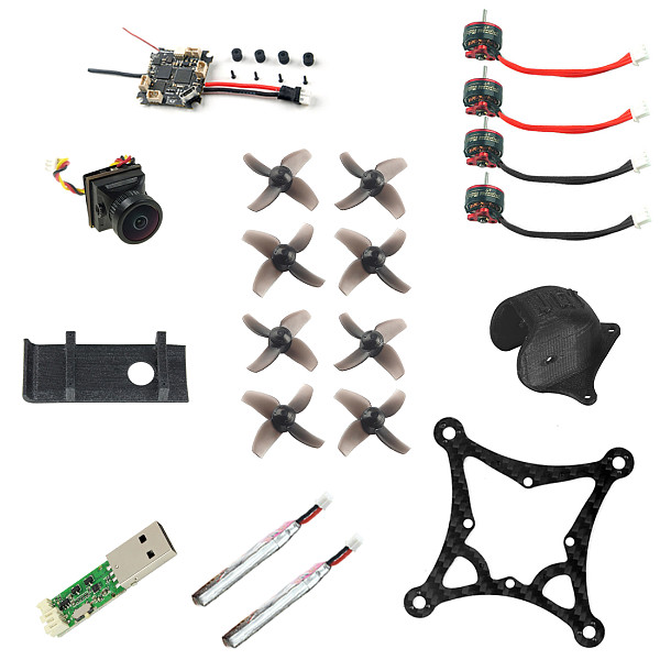 JMT 85MM DIY RC Drone BNF Kit with Crazybee F4 Lite Flysky RX SE0802 16000kv Motors 450MAH 1S Battery Mini Indoor FPV Racing Drone Quadcopter Kit Parts
