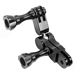 FEICHAO Helmet Accessories Cuttlefish Dried Helmet Mount Magic Hand Universal Metal Adapter for GOPRO 8 / GOPRO MAX / GOPRO Full Seriers / GitUp and Other Sports Cameras