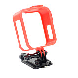 FEICHAO Camera ​Protective Frame 3D Printed PLA Black Cuttlefish Helmet Mount for Gopro MAX Panoramic Camera