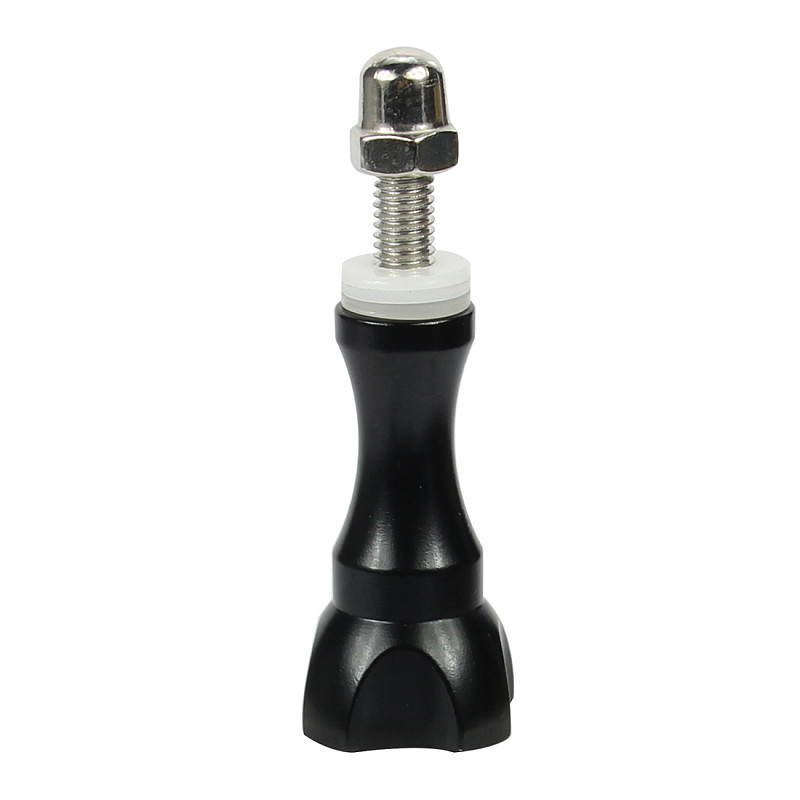 FEICHAO 4PCS Metal Long Screw with Nut Black for Gopro13 Full Range/XIAOYI/GitUp Sports Camera