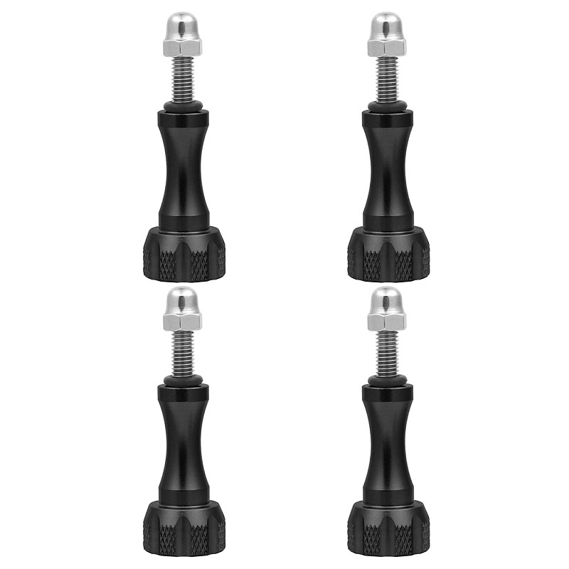 FEICHAO 4PCS CNC Screws/Long Screws Black for The Full Range of GoPro Sports Cameras