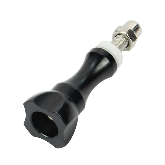 FEICHAO 4PCS Metal Long Screw with Nut Black for Gopro13 Full Range/XIAOYI/GitUp Sports Camera