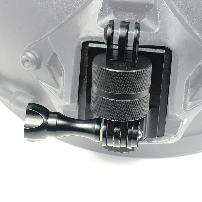 FEICHAO Dried Cuttlefish Helmet Mount (Improved Version) 360 Degree Rotating Connection Block Mount Holder for GOPRO8 GOPRO MAX GOPRO Full Series/DJI/GitUp and other Sports Camera Helmet Accessories