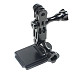 FEICHAO Cuttlefish Dried Helmet Mount Metal 3-way Adjustable Arm for GOPRO 8/GOPRO MAX/GOPRO Full Series/GitUp and Other Sports Camera Helmet Accessories