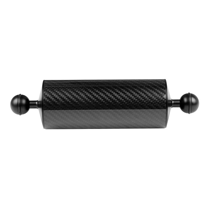 BGNing 2PCS Carbon Fiber Float Buoyancy Aquatic Arm Dual Ball Floating Arm Extend Bracket Camera Underwater Diving Tray for Gopro